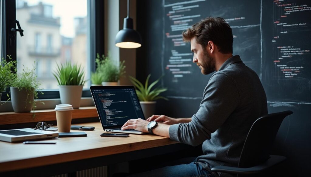 découvrez notre formation de développeur web à distance qui vous permettra d'acquérir les compétences essentielles pour réussir dans le domaine du développement web. apprenez les technologies clés, améliorez vos compétences pratiques et démarrez votre carrière à votre rythme.