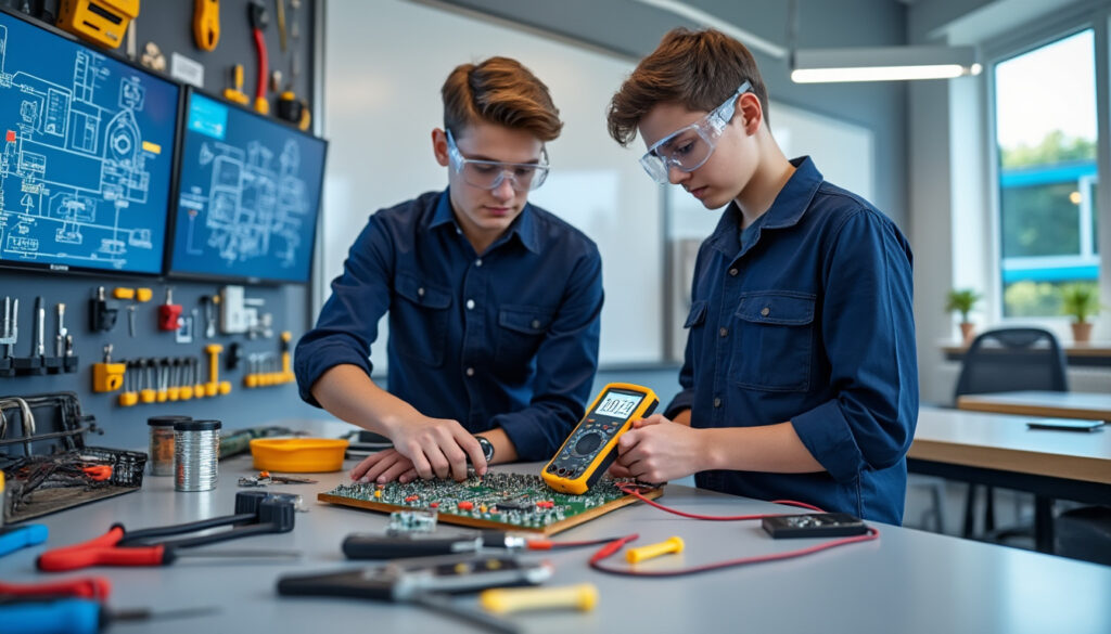 découvrez pourquoi le bac pro melec est un excellent choix : profitez d'un salaire attractif, de nombreuses opportunités professionnelles et d'un secteur en pleine évolution dans le domaine de l'électricité.
