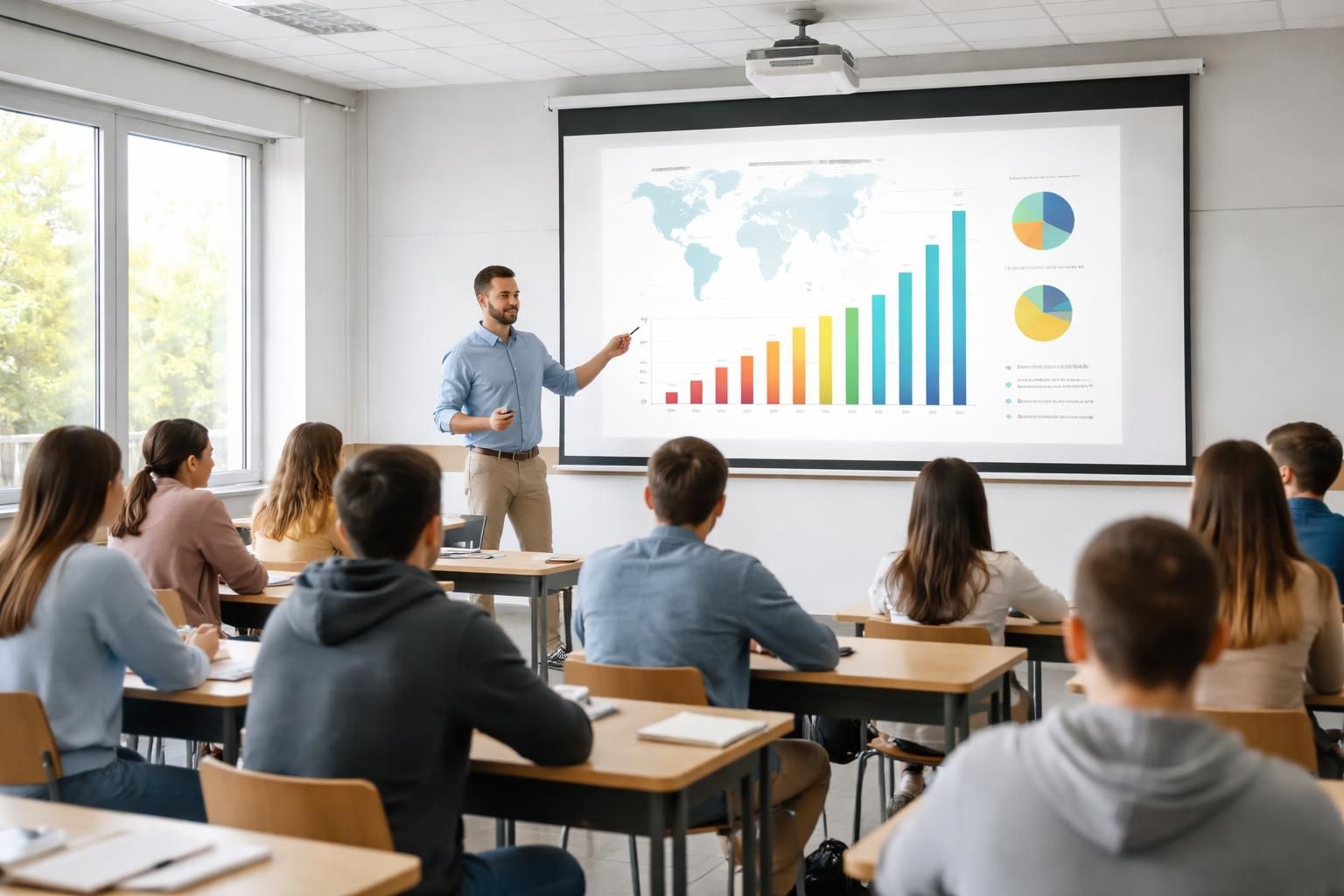 apprenez à choisir un écran de projection lisible pour réussir votre exposé en salle de classe et captiver votre audience.