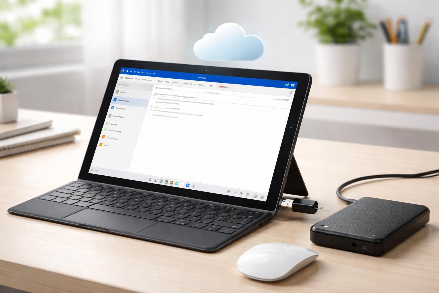 découvrez un plan simple pour sauvegarder vos cours sur tablette windows et éviter toute perte de données importante.