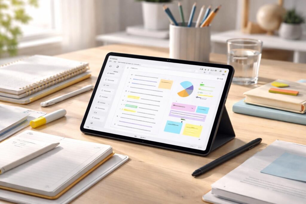 découvrez la galaxy tab s9 de samsung, une tablette puissante et polyvalente idéale pour vos révisions et exposés, alliant performance et mobilité.